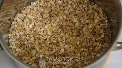 карамельная овсяная каша