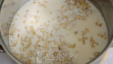 карамельная овсяная каша