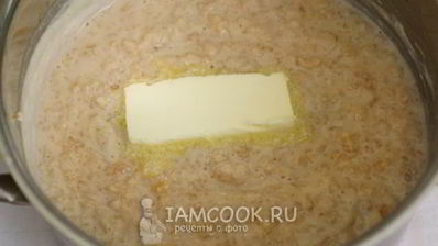 карамельная овсяная каша