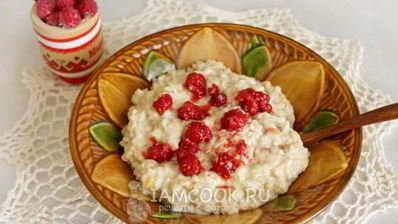 карамельная овсяная каша