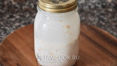 ленивая овсяная каша с апельсиновым джемом