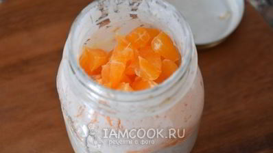 ленивая овсяная каша с апельсиновым джемом