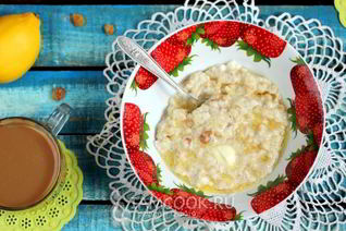Овсяная каша на молоке