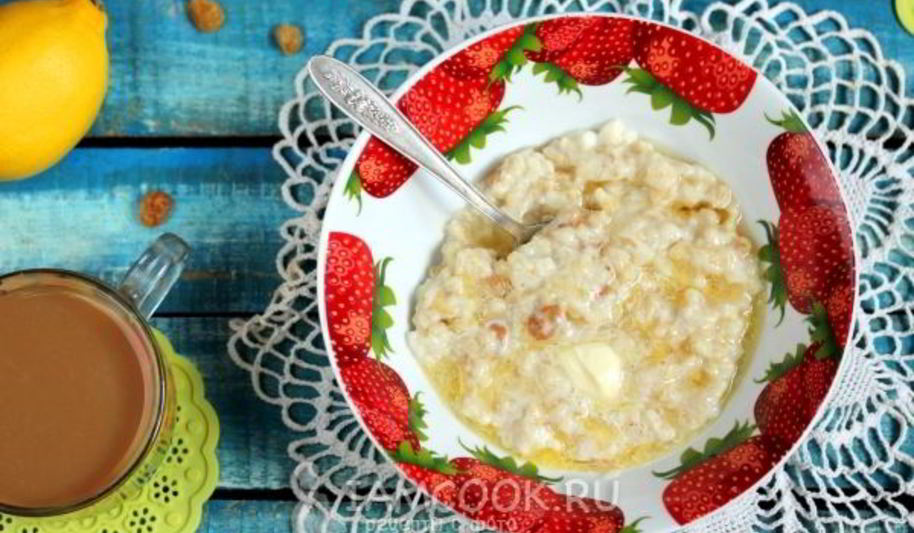 Рецепт овсяной каши на молоке