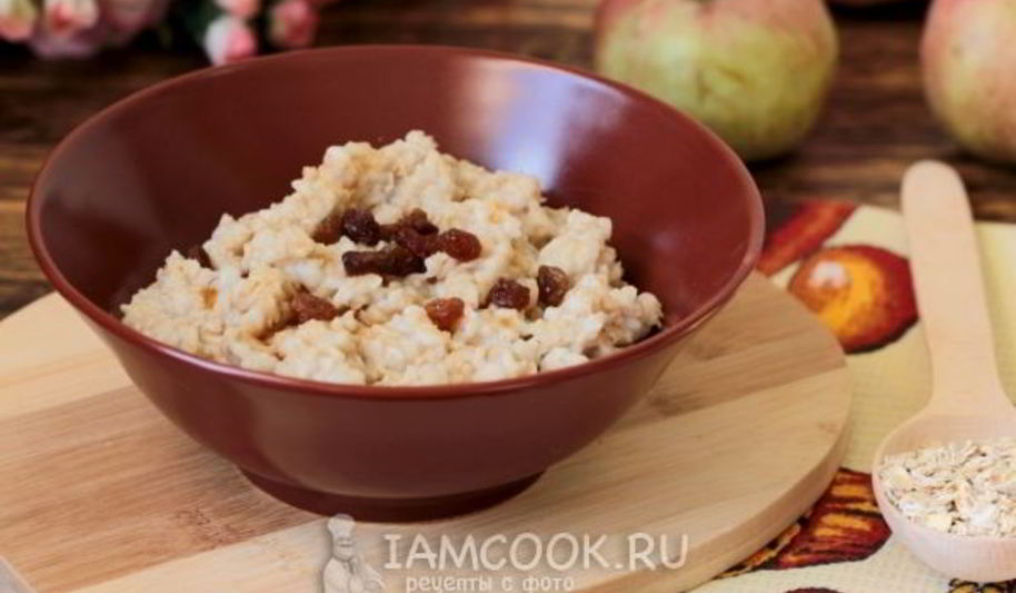Рецепт овсяной каши на воде