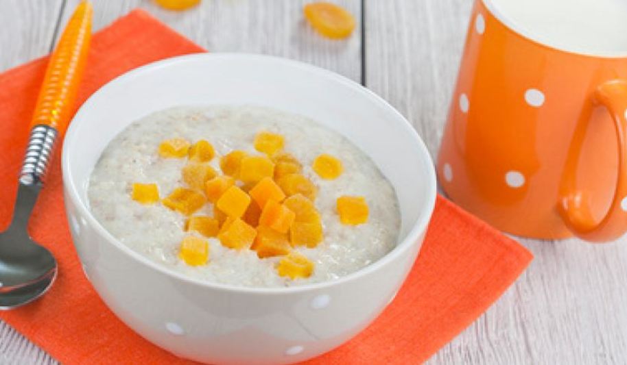 Рецепт овсяной каши с курагой