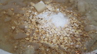 овсяная каша с курочкой и топленым сливочным маслом