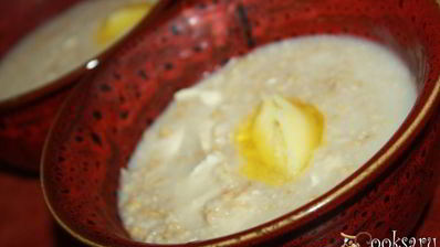 овсяная каша с курочкой и топленым сливочным маслом