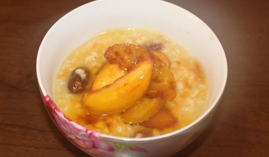 Рецепт овсяной каши с нектаринами