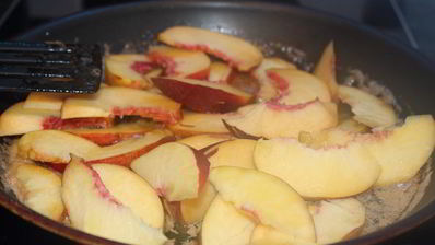 овсяная каша с нектаринами