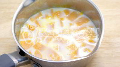 овсяная каша с тыквой и кедровыми орешками