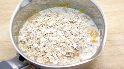 овсяная каша с тыквой и кедровыми орешками