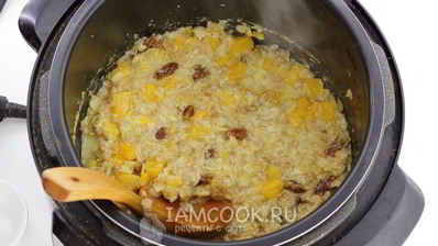 овсяная каша с тыквой