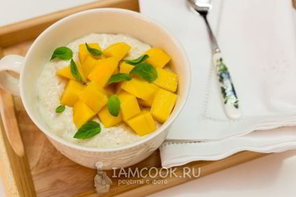 Овсяная каша со сгущенкой