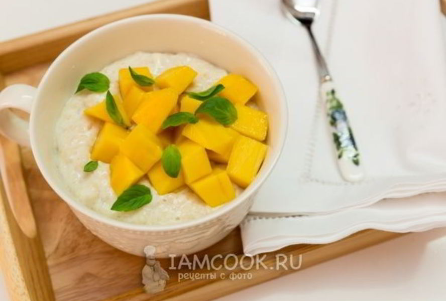 Овсяная каша со сгущенкой