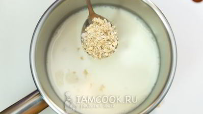 овсяная каша со сгущенкой