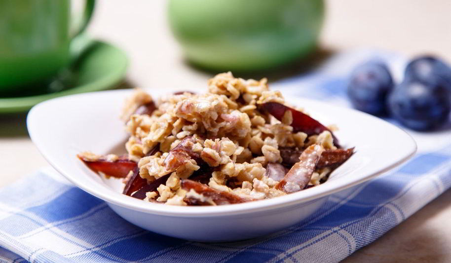 Рецепт овсянки с медово-ореховой пастой