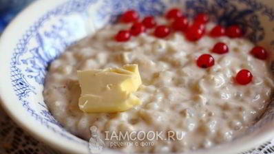 перловая каша на молоке