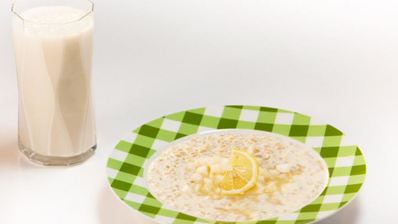 перловая каша с кокосами в меду