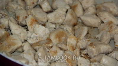 перловая каша с курицей и овощами