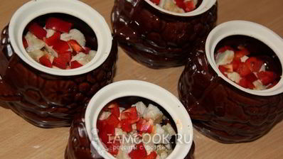 перловая каша с курицей и овощами