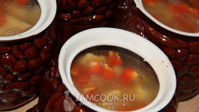 перловая каша с курицей и овощами