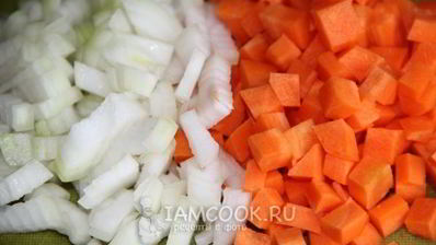 перловая каша с курицей и овощами