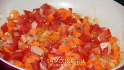 перловая каша с курицей и овощами