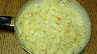 перловая каша с квашеной капустой