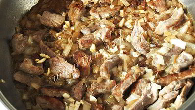 перловая каша с мясом