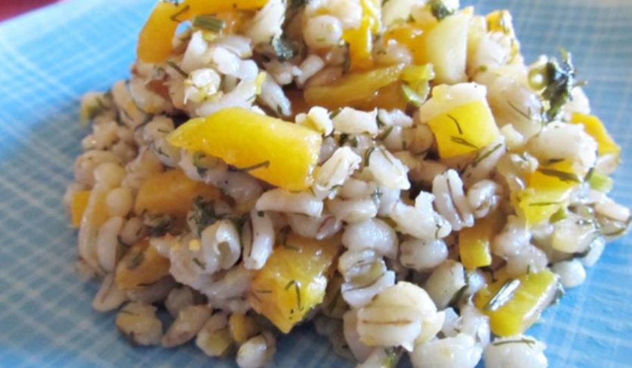 Рецепт перловой каши с тыквой и чесноком