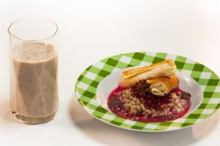 Перловая каша со сладкой свеклой