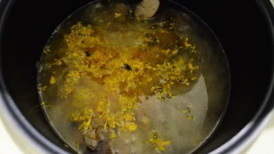 перловка с белыми грибами