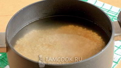 перловка с грибами и луком