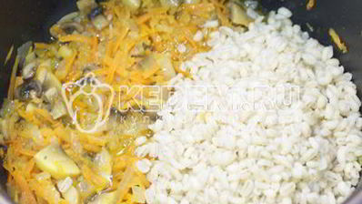 перловка с грибами в мультиварке