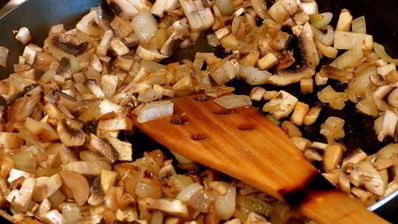 перловка с грибами в тыкве