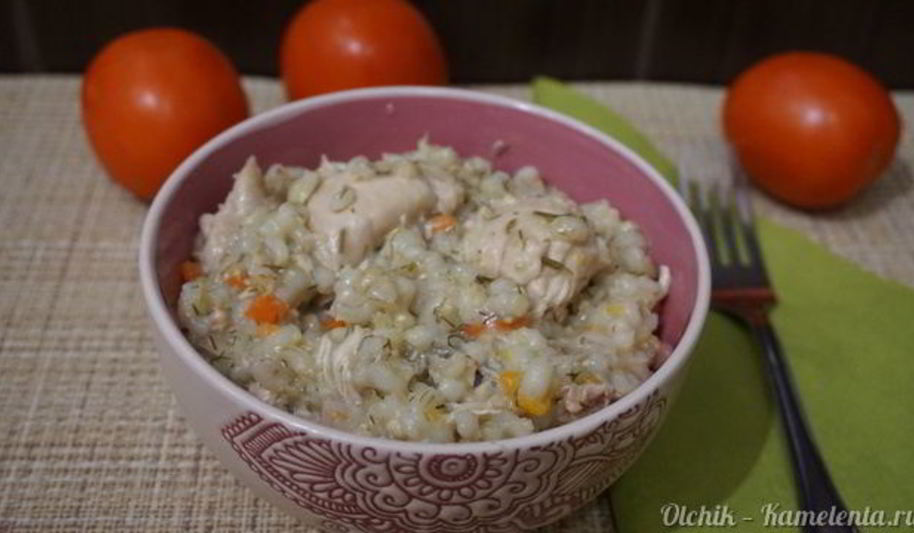 Рецепт перловки с курицей в мультиварке
