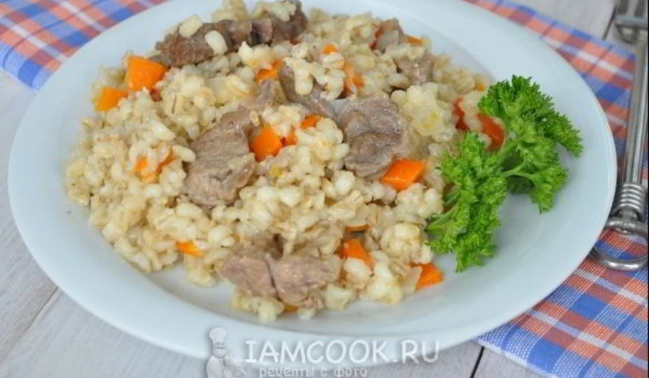 Рецепт перловки с мясом в мультиварке