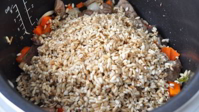 перловка с мясом в мультиварке