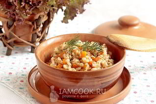 Постная перловая каша