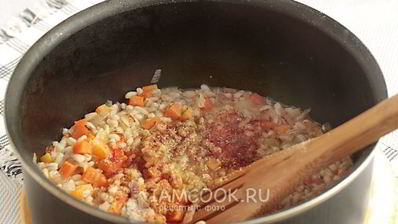 постная перловая каша