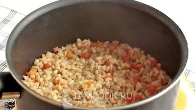 постная перловая каша