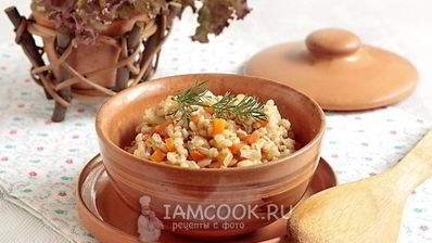 постная перловая каша