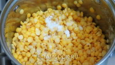 постная гороховая каша