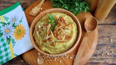 постная гороховая каша