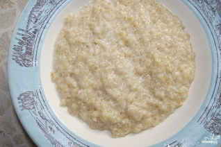 Пшеничная каша на молоке