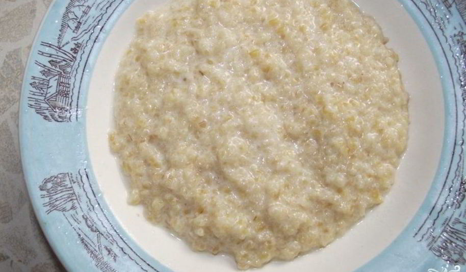 Рецепт пшеничной каши на молоке