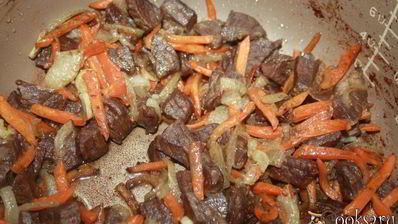 пшеничная каша с мясом в мультиварке