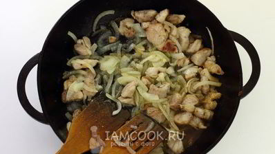 пшеничная каша с мясом
