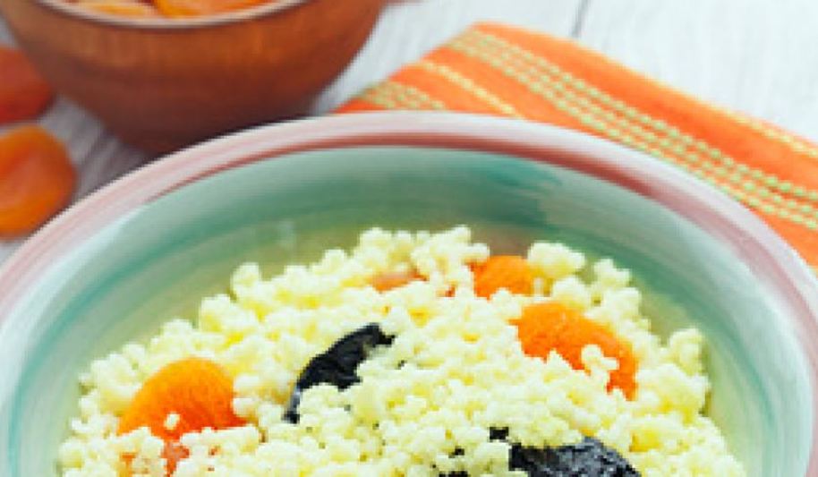 Рецепт пшеничной каши с сухофруктами